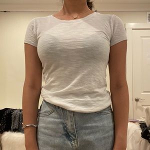 Basic white tee